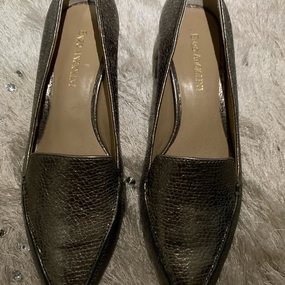 Enzo Angiolini Denna Pumps, Women's Size 6 1/2 M, Piombo Metallic - Picture 5 of 5